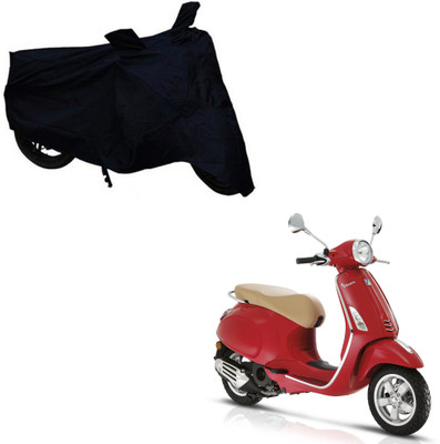 ABS AUTO TREND Two Wheeler Cover for Piaggio(Vespa, Black)