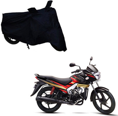 ABS AUTO TREND Two Wheeler Cover for Mahindra(Centuro, Black)