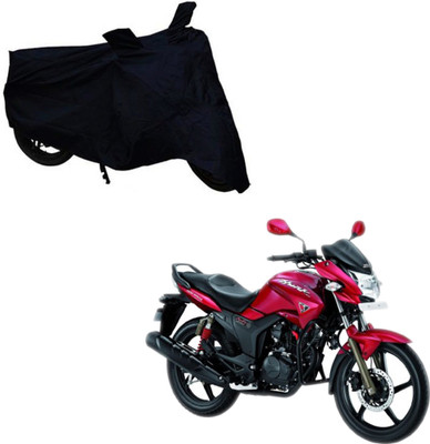 ABS AUTO TREND Two Wheeler Cover for Hero(Hunk, Black)