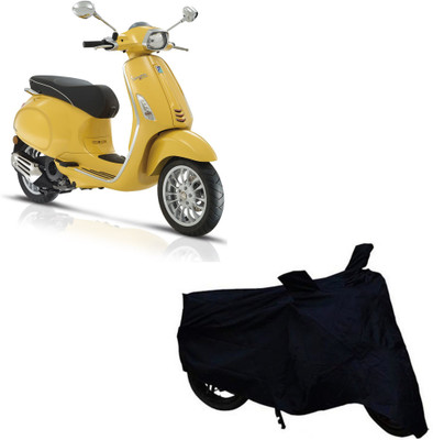 ABS AUTO TREND Two Wheeler Cover for Piaggio(Vespa, Black)