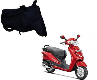 ABS AUTO TREND Two Wheeler Cover for Hero(Duet, Black)