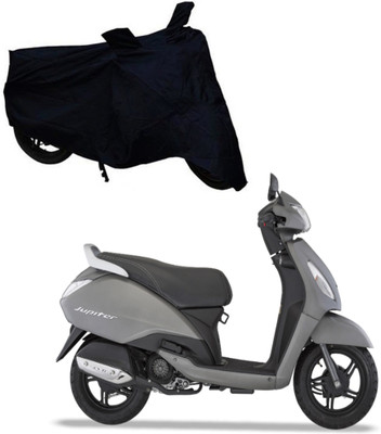ABS AUTO TREND Two Wheeler Cover for TVS(Jupiter, Black)