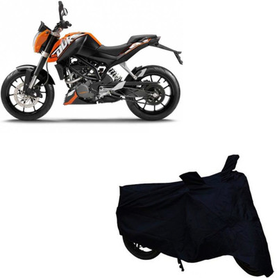 ABS AUTO TREND Two Wheeler Cover for KTM(Duke 200, Black)