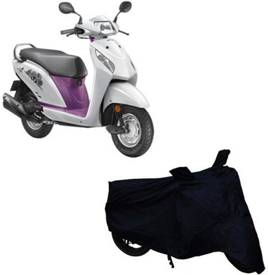 ABS AUTO TREND Two Wheeler Cover for Honda(Activa i, Black)