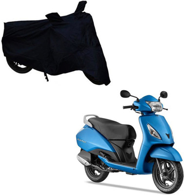 ABS AUTO TREND Two Wheeler Cover for TVS(Jupiter, Black)
