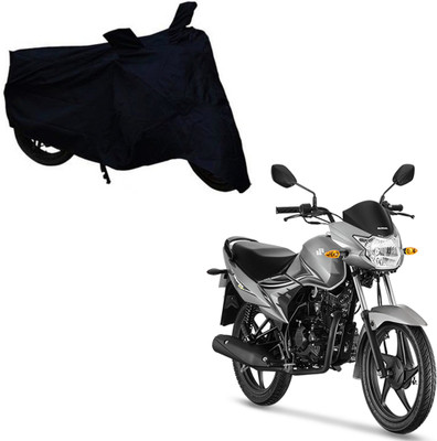 ABS AUTO TREND Two Wheeler Cover for Suzuki(Hayate, Black)