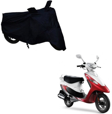 ABS AUTO TREND Two Wheeler Cover for TVS(Scooty Pep+, Black)