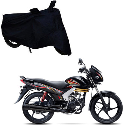 ABS AUTO TREND Two Wheeler Cover for Mahindra(Centuro, Black)