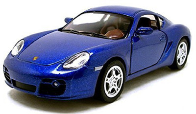 

Jack Royal Porsche Cayman S Die Cast Metal Car Blue(Blue)