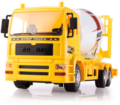 

HALO NATION Friction Powered Mixer Truck - 12 Inches…(Yellow)