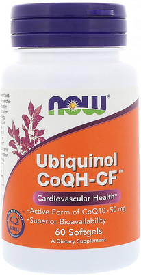 Now Foods Now Foods, Ubiquinol CoQH-CF,(60 No)