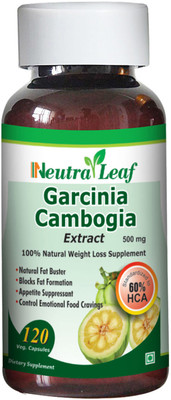 

NeutraLeaf Garcinia Cambogia Capsules 500mg (120 Veg Capsules)(120 No)