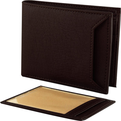 

avyagra Men Black Artificial Leather Wallet(7 Card Slots), Tan