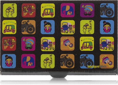 

Intelligent Idiots Men Multicolor Plastic Card Holder(11 Card Slots)