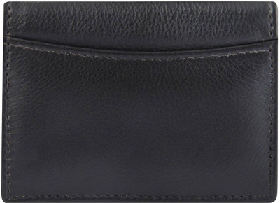 

Peacock Mundkar Boys Black Artificial Leather Wallet(15 Card Slots)