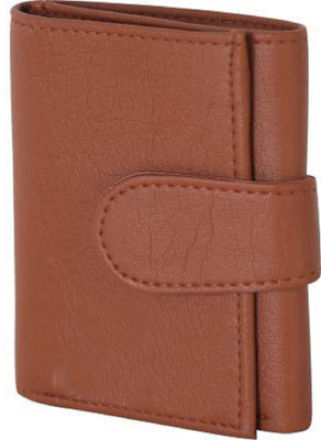 Mundkar Men Tan Artificial Leather Wallet(7 Card Slots)