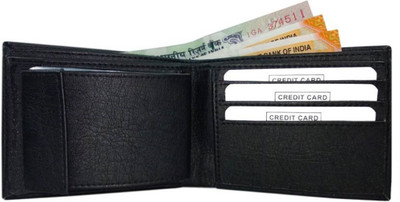 

SHAR Boys Black Artificial Leather Wallet(9 Card Slots)