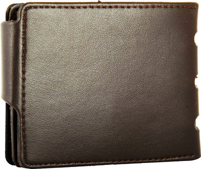 

Poland Boys Multicolor Canvas Wallet(5 Card Slots), Brown