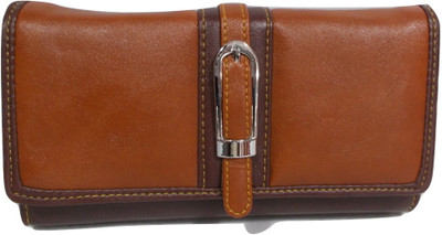 

zilmil Women Brown Artificial Leather Wallet(4 Card Slots)