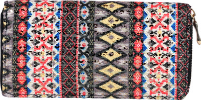

Ferdeko Women Multicolor Fabric Wallet(8 Card Slots), Sequin earth grey