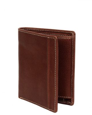 

AzraJamil Men Brown Genuine Leather Wallet(4 Card Slots), Mid brown