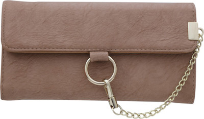 

Cidky Women Beige Artificial Leather Wrist Wallet(10 Card Slots), Begie