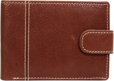 

AzraJamil Men Brown Genuine Leather Wallet(3 Card Slots), Mid brown