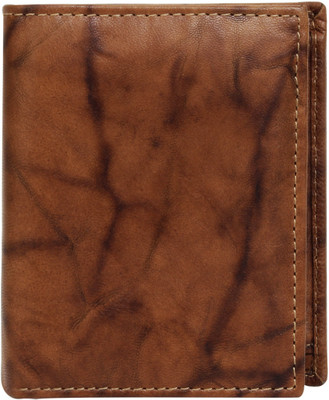 

AzraJamil Men Brown Genuine Leather Wallet(6 Card Slots), Antique tan