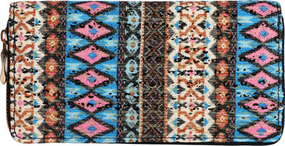 

Ferdeko Women Multicolor Fabric Wallet(8 Card Slots), Multicolor23221234