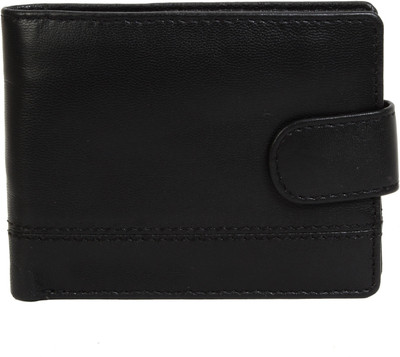 

AzraJamil Men Black Genuine Leather Wallet(3 Card Slots)