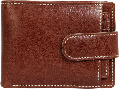 

AzraJamil Men Brown Genuine Leather Wallet(3 Card Slots), Mid brown