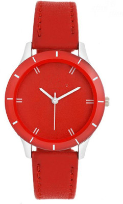 

Miss Perfect Red Lether simple Belt watches Watch - For Women