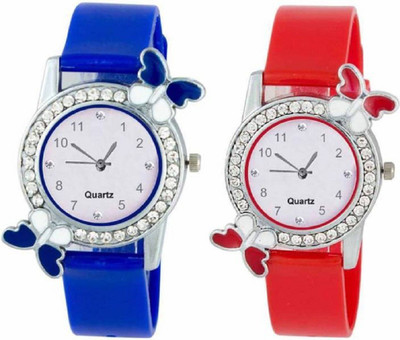 

Miss Perfect New Stylish Moveble Diamond Combo Watch For Girls & Women OD-189-27 Watch - For Girls Watch - For Men & Women