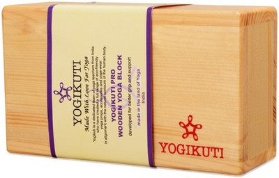 

Yogikuti Wooden Yoga Block Yoga Blocks(Yellow Pack of 1), Purple