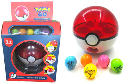 

Grab Offers Pokemon Go, Pokemon Beautiful Ball With 5 Balls For Kids.(Multicolor)