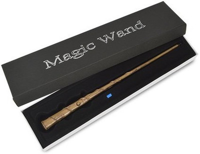 

ZenShanti Magic Wand Replica with LED Light | 35 cm | Harry Potter Replica(Brown)