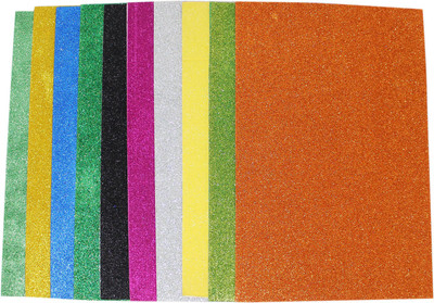 

Tootpado A4 Glitter Foam Sheet Pack of 10 Colors - (CPPS135) - Sparkles Paper