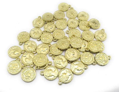 

Satyam Kraft Metal DIY Coins for jewelry making,Craft coins,decoration,craft material (50, 1.5 CM)