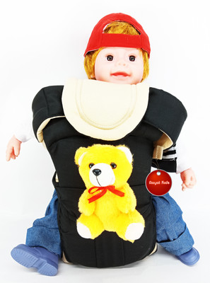 

Aayat Kids SmartBuy Rich Strong 10 Baby Carrier(Black, Front Carry facing in)