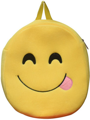 

Shopkooky Smiley School Bag for Kids Boys & Girls, Stylish Attractive and Designer Utility Holder for Children Perfect for Gifting Purpose Return Gifts for Kids Birthday 2.3 L Backpack(Yellow)