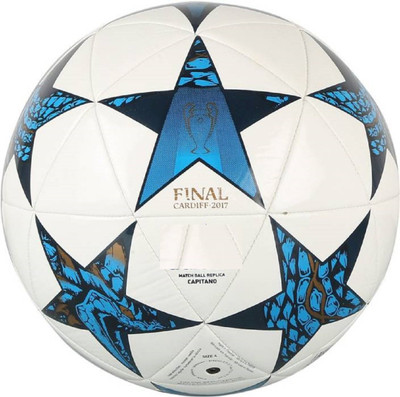 

QUINERGYS ™ Waterproof Heat resistant Performance Champions League Finale Soccer Ball Football - Aston Villa Football - Size: (Pack of 1, White, Blue, White;navy blue