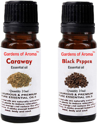

Gardens Of Aroma Caraway Essential Oil And Black pepper Essential Oil(20 ml)