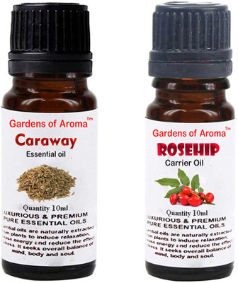 

Gardens Of Aroma Caraway Essential Oil And Rosehip Carrier Oil(20 ml)