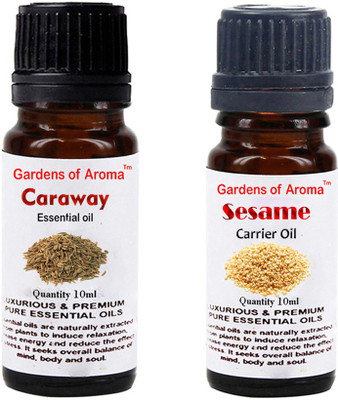 

Gardens Of Aroma Caraway Essential Oil And Sesame Carrier Oil(20 ml)