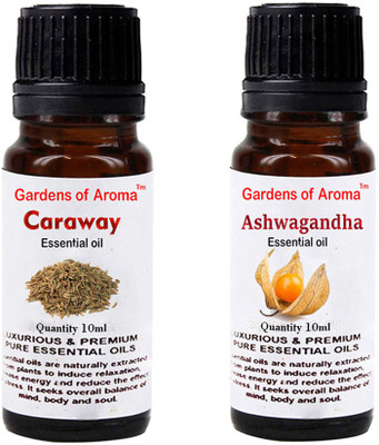 

Gardens Of Aroma Caraway Essential Oil And Ashwagandha Essential Oil(20 ml)