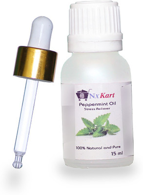 

NxKart Peppermint Essentials Oil - 15 Ml - 100% Pure And Natural - Ideal For Use In Aromatherapy - Excellent Choice For Skin And Muscles(15 ml)