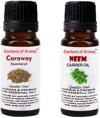 

Gardens Of Aroma Caraway Essential Oil And Neem Carrier Oil(20 ml)