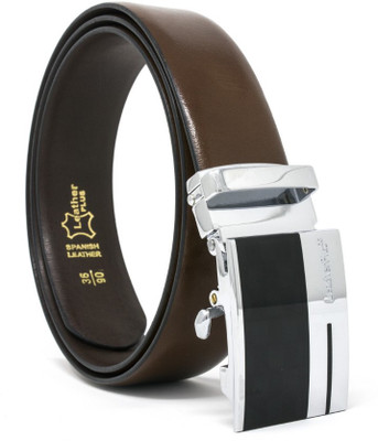 

Leather Plus Men Formal Brown Genuine Leather Belt