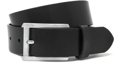 

Leather Plus Men Formal Black Genuine Leather Belt