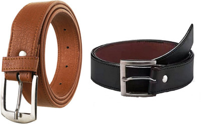 

Thrill N Thunder Men Casual, Party, Formal Brown Synthetic Belt, Dark brown